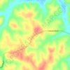 Goby topographic map, elevation, terrain