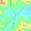 Cooyar topographic map, elevation, terrain