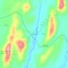 Progresso topographic map, elevation, terrain