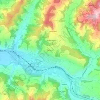 Fansrüti topographic map, elevation, terrain