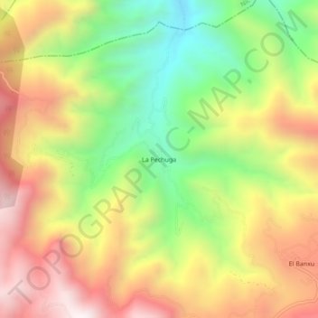 La Pechuga topographic map, elevation, terrain