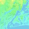 South Yarmouth topographic map, elevation, terrain