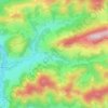 Oberamt topographic map, elevation, terrain