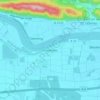 Friesheim topographic map, elevation, terrain