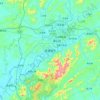 Jingdezhen topographic map, elevation, terrain