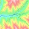 四姑娘山镇 topographic map, elevation, terrain