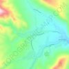 Beulah topographic map, elevation, terrain