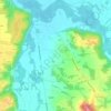 Rivière topographic map, elevation, terrain