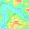 Nayabazar topographic map, elevation, terrain