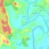 Lebang topographic map, elevation, terrain