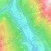 Calledizzo topographic map, elevation, terrain