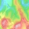 Redding Enclosure topographic map, elevation, terrain