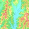 Zolfo topographic map, elevation, terrain