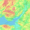 Gwent topographic map, elevation, terrain