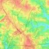 Biltmore topographic map, elevation, terrain