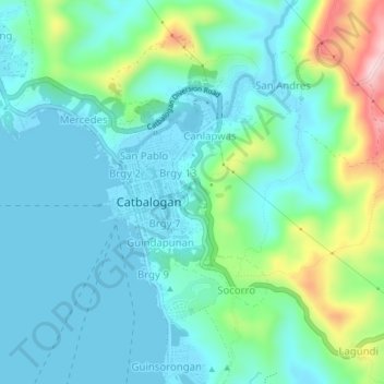 Timmys Little Bagiou topographic map, elevation, terrain