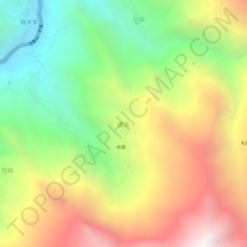 Jianying topographic map, elevation, terrain