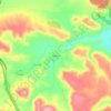 Blocona topographic map, elevation, terrain