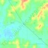 Paris topographic map, elevation, terrain