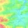 Le Bois Regnier topographic map, elevation, terrain