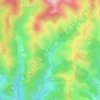 Bise topographic map, elevation, terrain