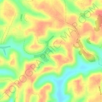 Clearest Water in Vietnam topographic map, elevation, terrain