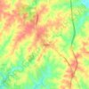 Troutman topographic map, elevation, terrain