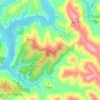Figueira topographic map, elevation, terrain
