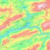 巫山县 topographic map, elevation, terrain
