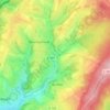 Halenfeld topographic map, elevation, terrain