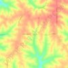 Postville topographic map, elevation, terrain