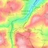 Bocking topographic map, elevation, terrain