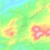 Huixtepec topographic map, elevation, terrain