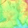 Courson topographic map, elevation, terrain