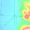 New Pine Creek topographic map, elevation, terrain