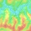 Bamingui topographic map, elevation, terrain