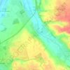 Bronnen topographic map, elevation, terrain