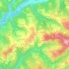 Le Vignal topographic map, elevation, terrain