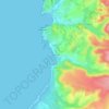 S'Archittu topographic map, elevation, terrain