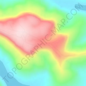Wendo topographic map, elevation, terrain