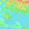 Cedar Island topographic map, elevation, terrain