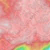 Horton Plains topographic map, elevation, terrain