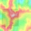 The Rockies topographic map, elevation, terrain