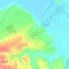 Ouled Allal topographic map, elevation, terrain