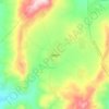 Segen topographic map, elevation, terrain