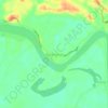 Buluh Kasab topographic map, elevation, terrain