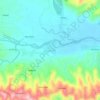 Maniche topographic map, elevation, terrain