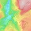 Les Grès topographic map, elevation, terrain