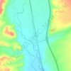 Melrose topographic map, elevation, terrain