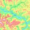 Longnan topographic map, elevation, terrain